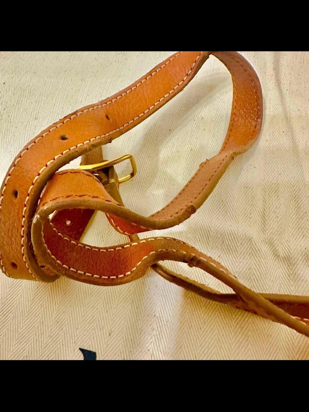 Mulberry Brown Leather Braided-Handle Satchel with Gold Hardware - Picture 9 of 16